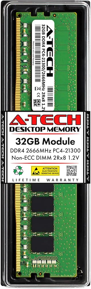 32GB DDR4 (1x32GB)