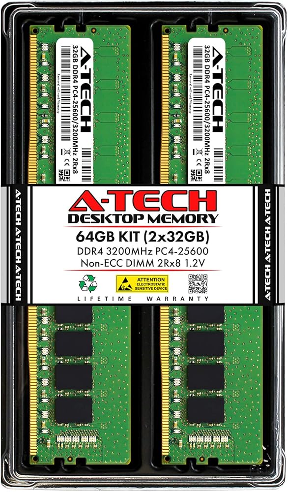 64GB DDR4 (2x32GB)